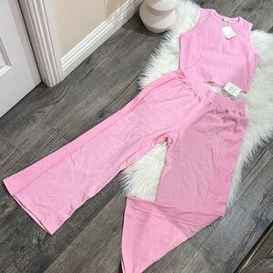 💗Wishlist Wide Leg Pants Set
